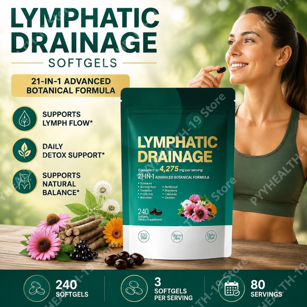 Herbal Wellness - Capsule per Drenaggio Linfatico, Miscela di