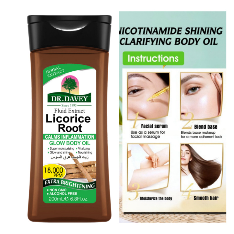 200ml Olio per il corpo alla l - Licorice Root Sticks recensione e prezzo